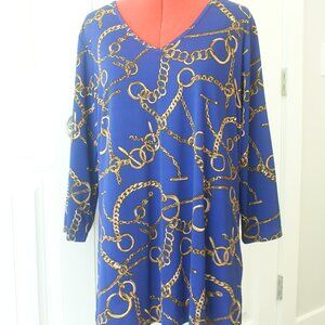 Susan Graver Gold Chain Tunic